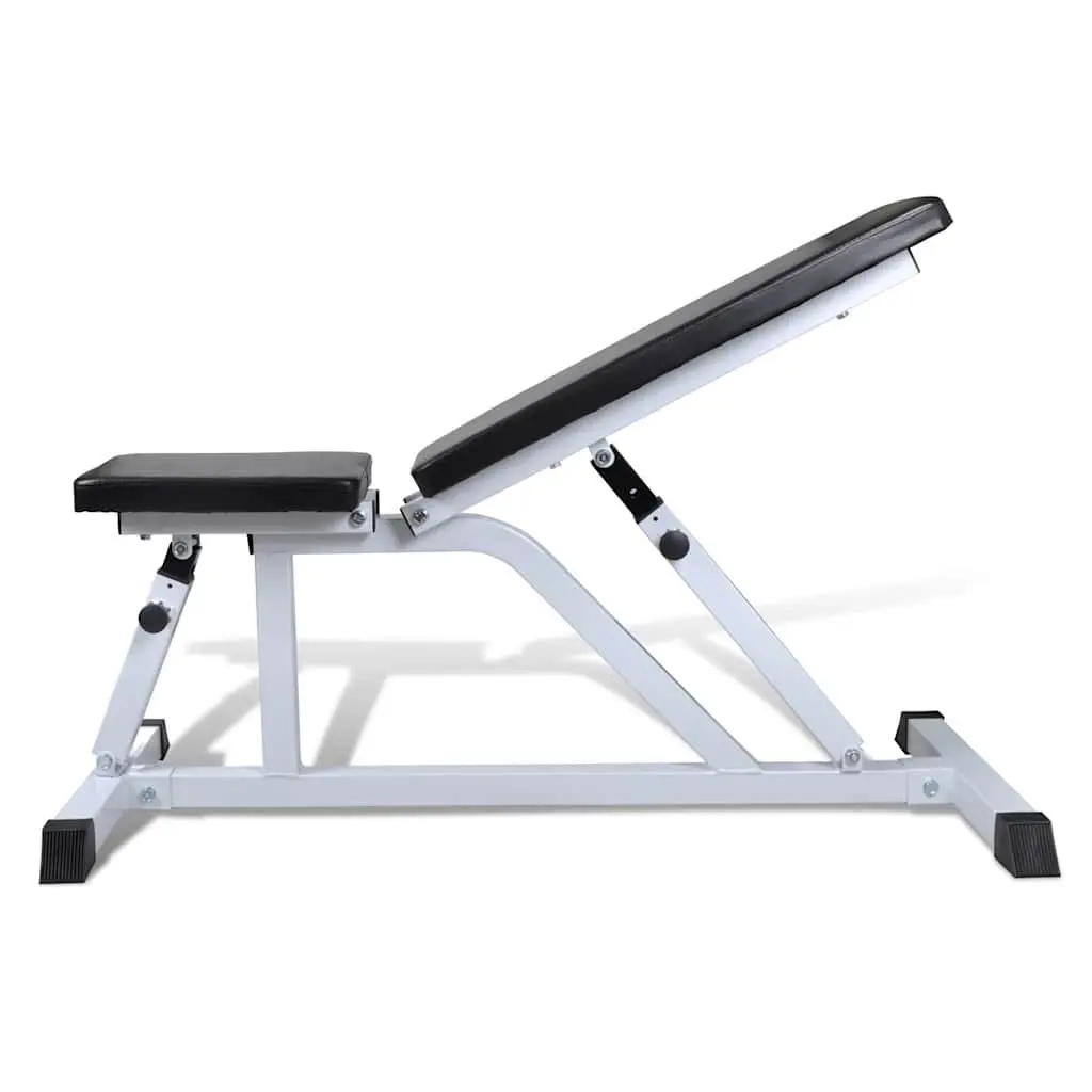 Weight Bench Adjustable Fitness Workout Strength Training Home Gym Blue
