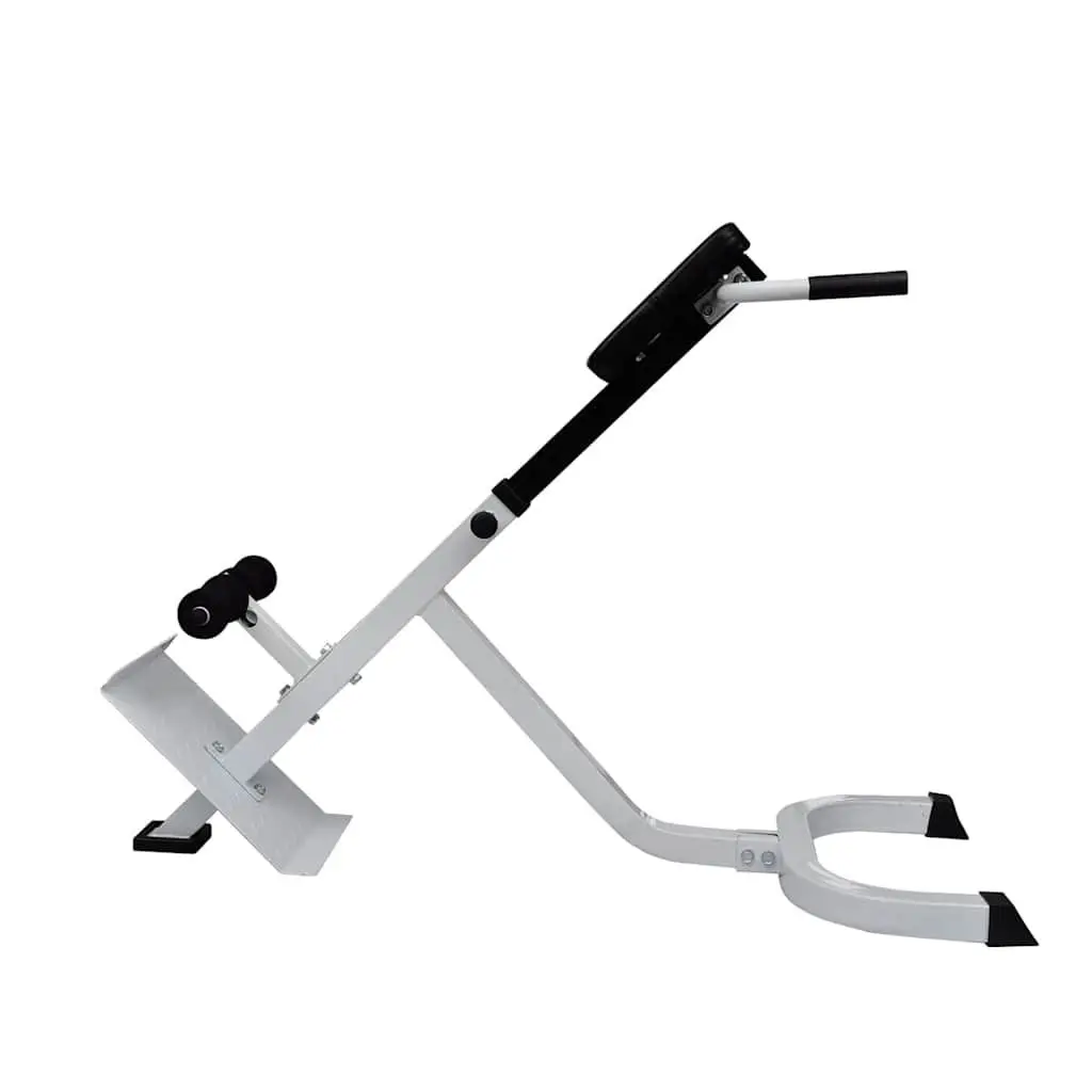 Back Extension Bench Home Gym Exercise Machine Adjustable Height 80cm to 90cm Black