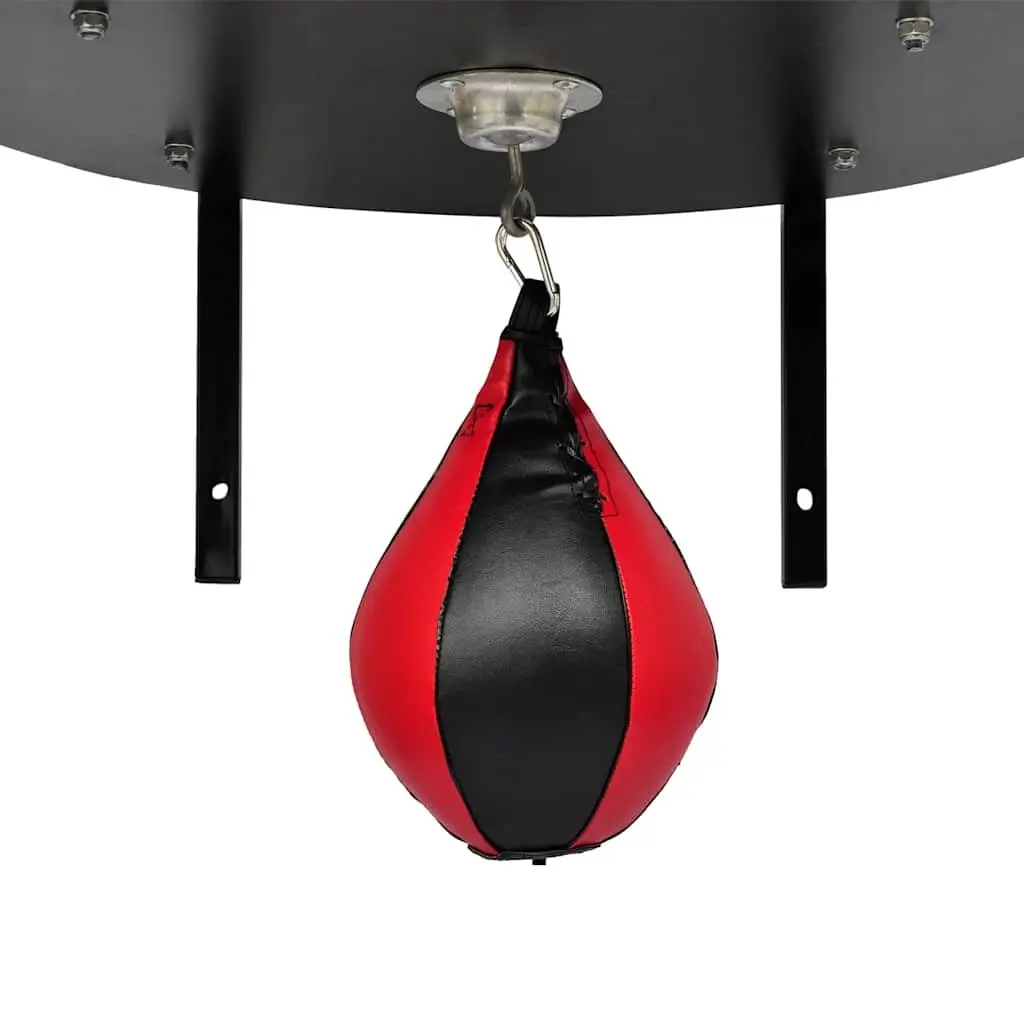 Speed Ball Platform Set Boxing Training Equipment Black Metal Wood