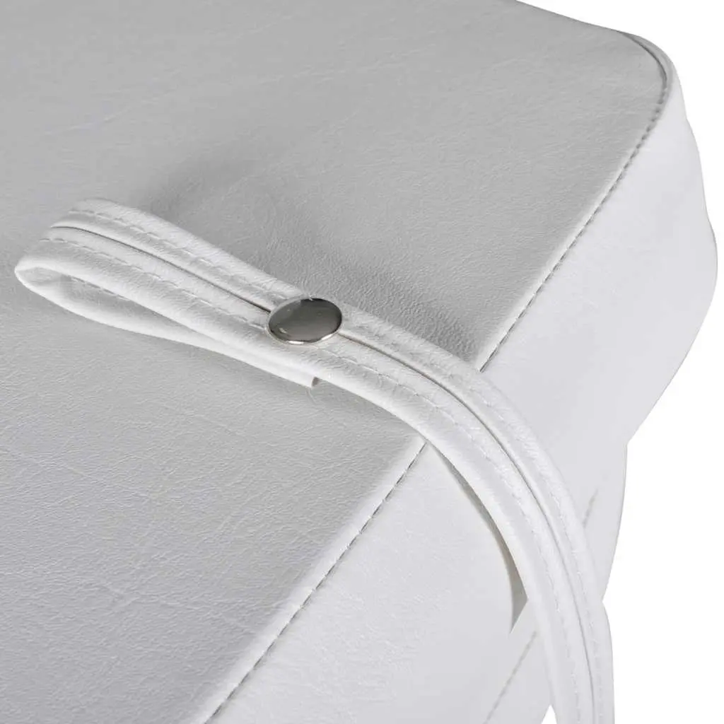Boat Seat Foldable Backrest Blue White Watercraft Marine Chair