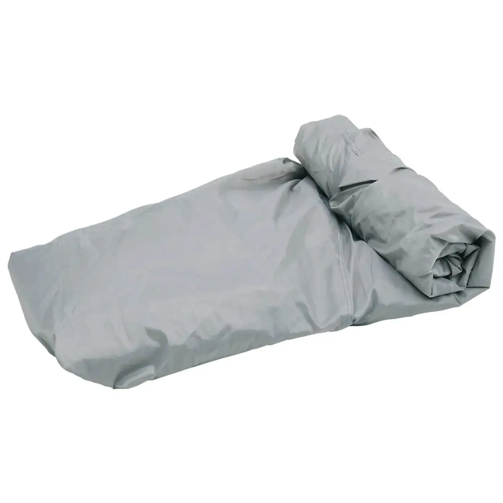 Boat Cover Mooring Storage Heavy Duty Water Repellent Fabric Grey 488-564 cm x 239 cm