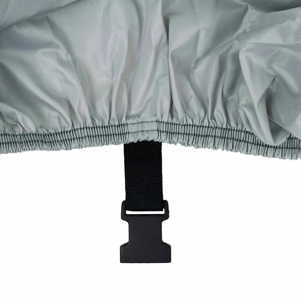 Boat Cover Mooring Storage Heavy Duty Water Repellent Fabric Grey 488-564 cm x 239 cm