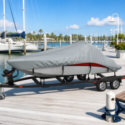 Reliable Grey Boat Storage Cover 519-580cm Length