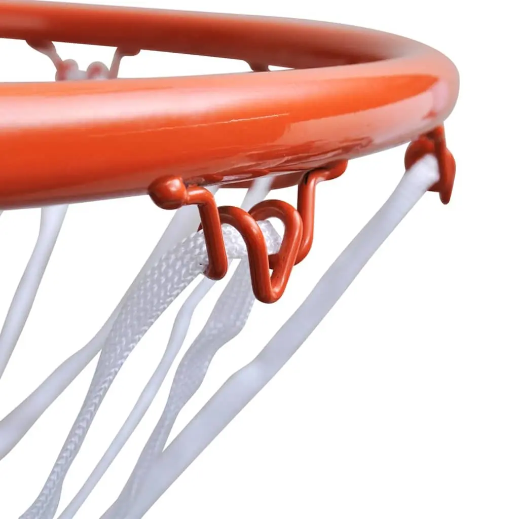 Basketball Rim Hoop Set 45cm Orange Indoor Outdoor Play