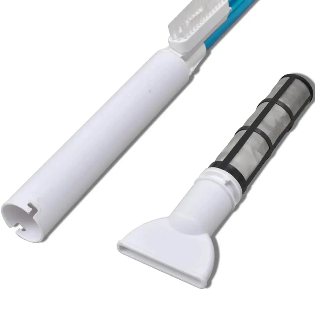 Automatic Pool Vacuum Cleaner Battery Operated Handheld Suction Tool Telescoping Aluminium Handle 130 to 195 cm
