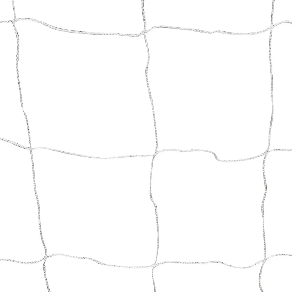 Mini Soccer Goals Set 2pcs Kids Football Training Post Net Outdoor White 91.5 x 48 x 61 cm
