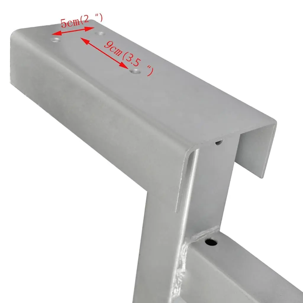 Boat Trailer Winch Stand Bow Support Adjustable Height Blue