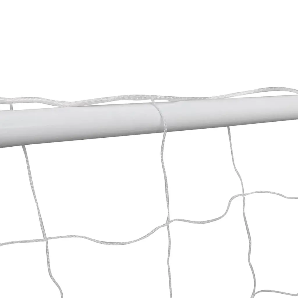 Football Goal Outdoor Training 182x61x122 cm Steel Frame White