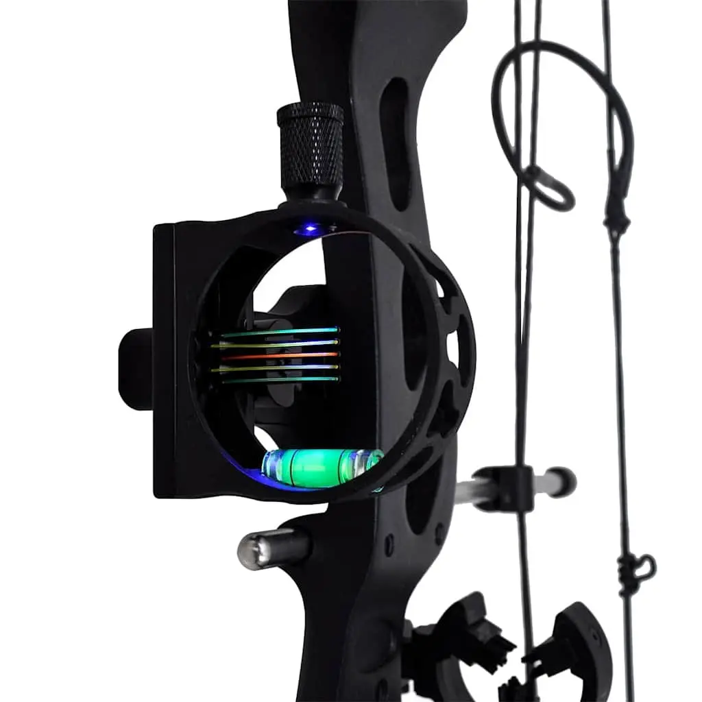 Compound Bow Adjustable Draw Weight 40-50 lbs 35 Inch Length Black