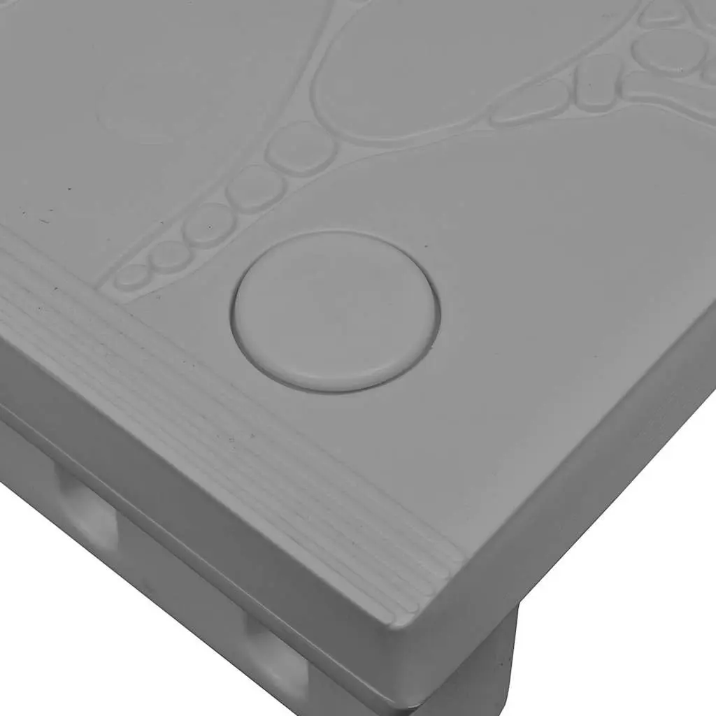 Spa Steps Non-Skid Surface Hot Tub Access Lightweight Grey