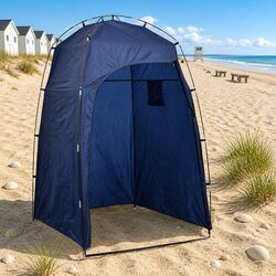 Portable Shower Tent Privacy Enclosure Camping Beach Changing Room Blue