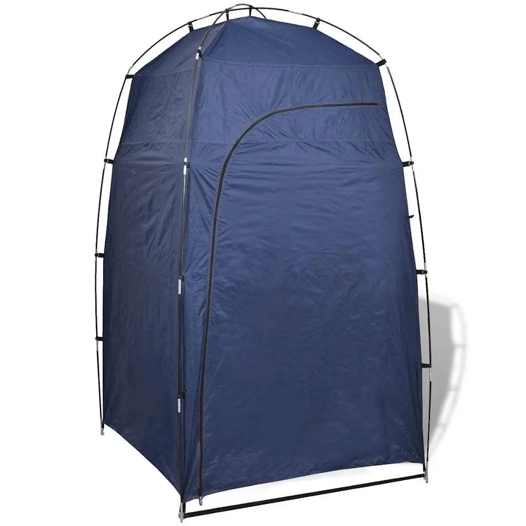 Portable Shower Tent Privacy Enclosure Camping Changing Room Blue