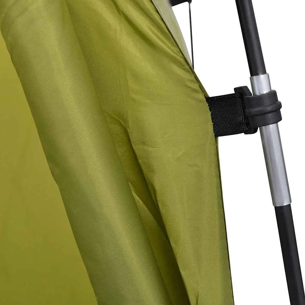 Portable Shower Privacy Tent Changing Room Camping Beach Green
