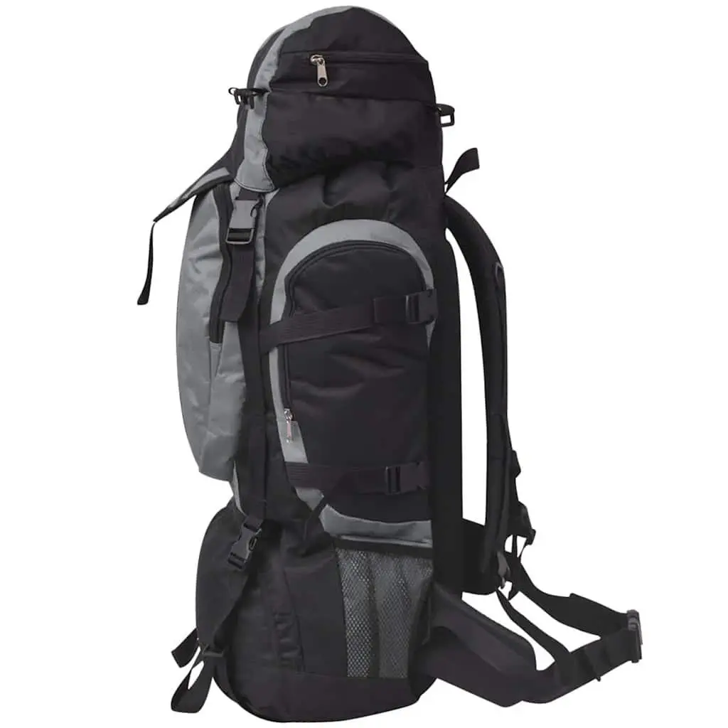 Hiking Backpack XXL Large Capacity 75L Outdoor Camping Trekking Rucksack Grey