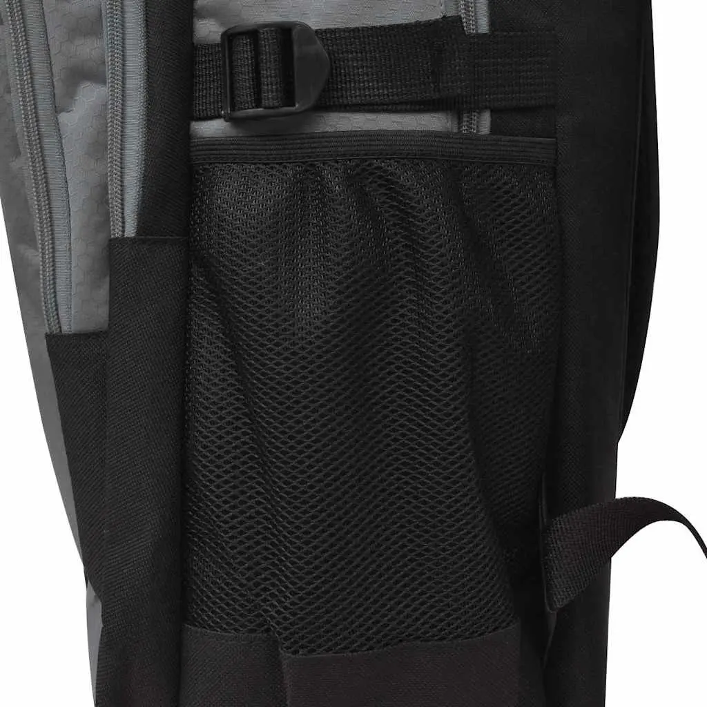 School Backpack Large Capacity 40L Grey Book Bag with Shoulder Straps and Compartments