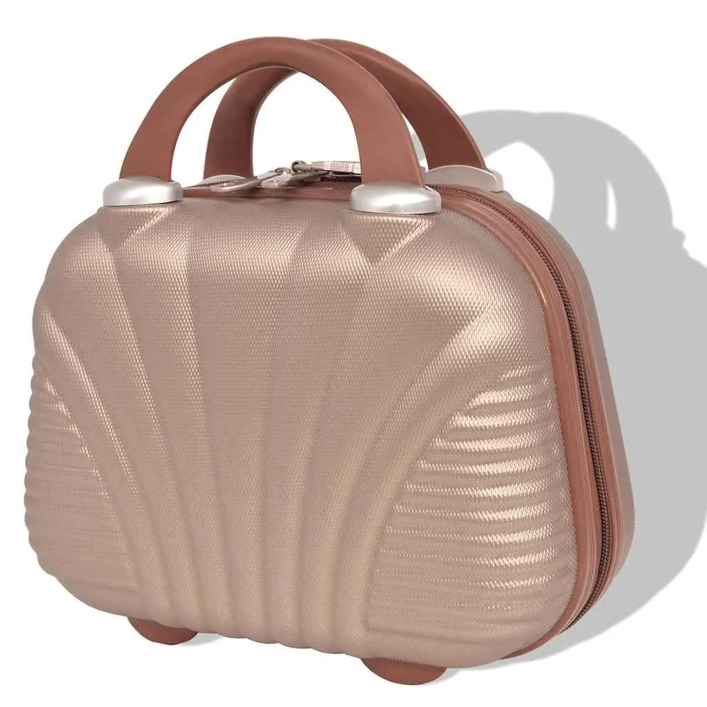 Hardcase Trolley Luggage Set Travel Suitcase 4 Piece Pink