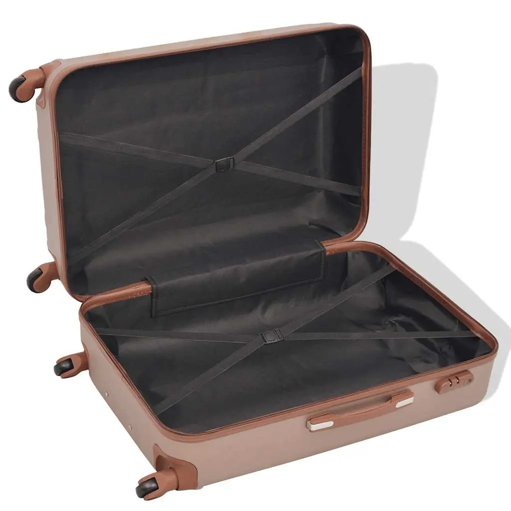 Hardcase Trolley Luggage Set Travel Suitcase 4 Piece Pink