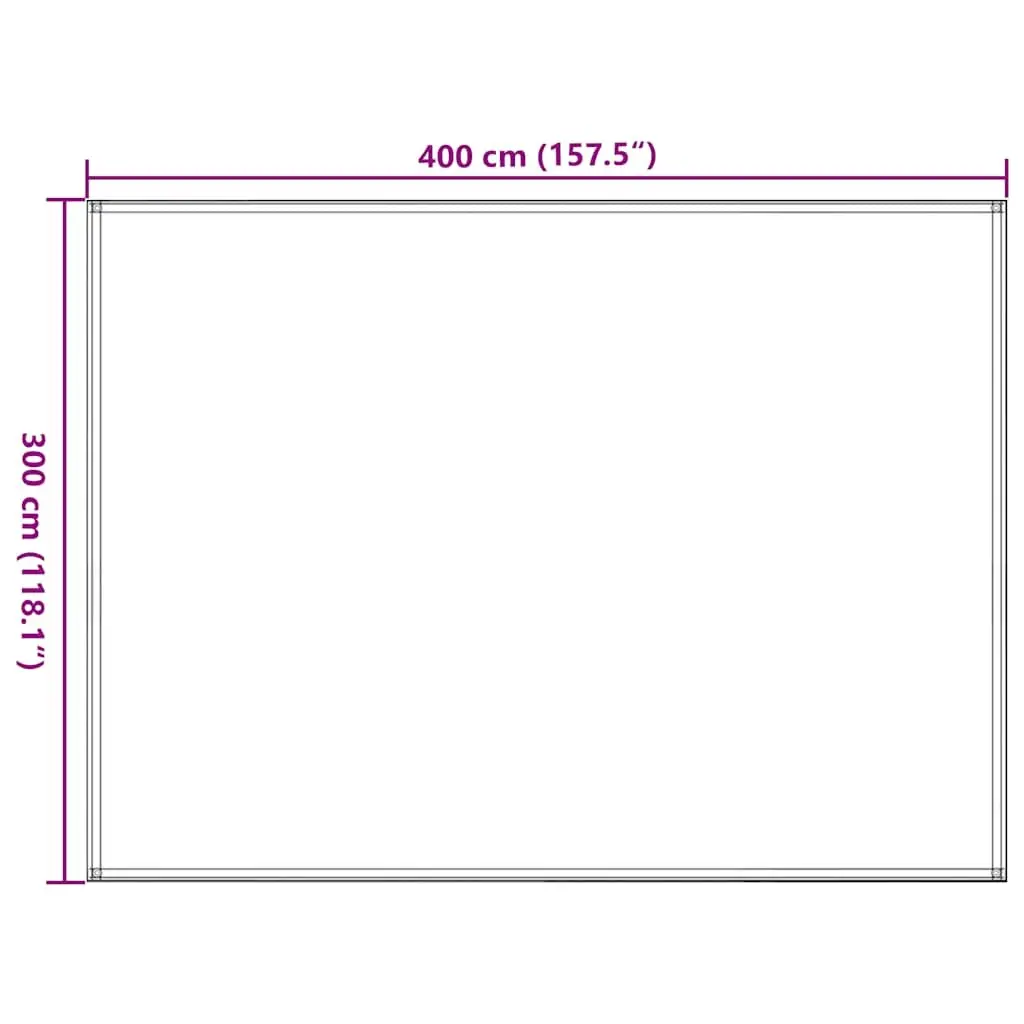Tent Carpet 300x400 cm Outdoor Camping Ground Sheet Anthracite