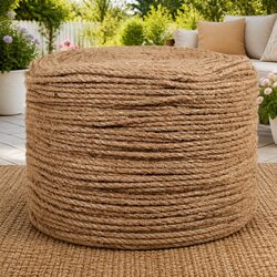 Durable 8mm Jute Rope 500m - Natural Brown Color