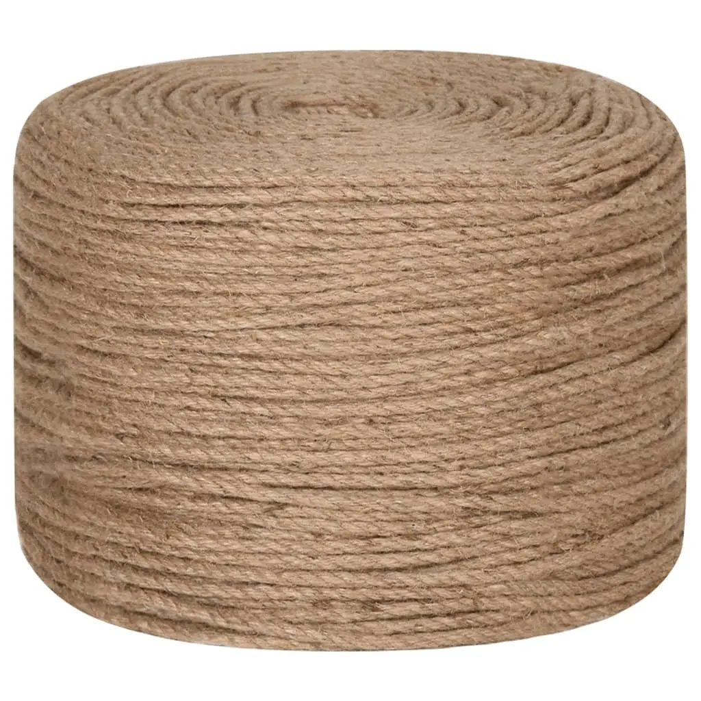 Jute Rope 8mm 500m Brown Garden Decking Handrail Plant Support