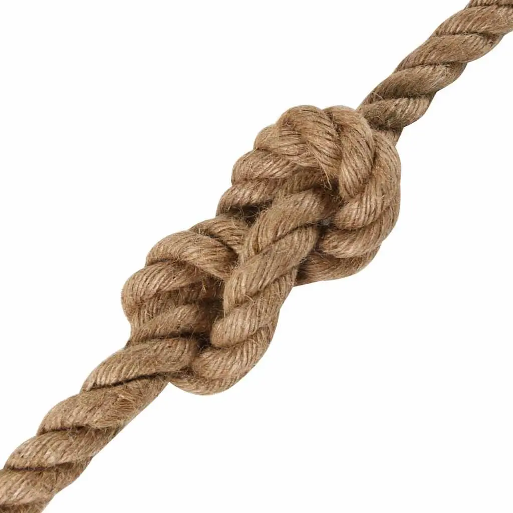 Jute Rope Natural Biodegradable Cord 10mm 100m Brown Garden Decking Handrails