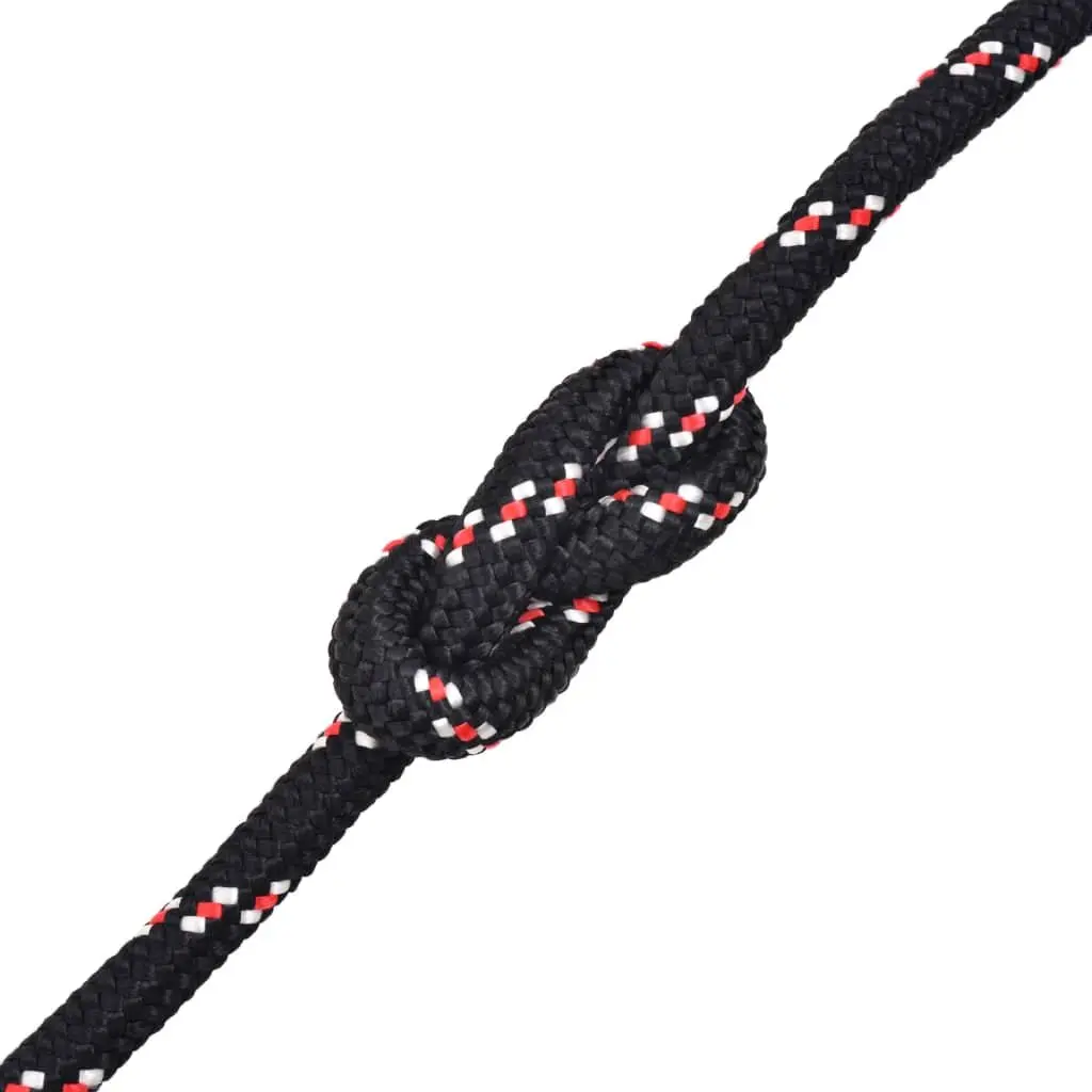 Marine Rope Polypropylene 8mm 100m Floating Dock Line Black