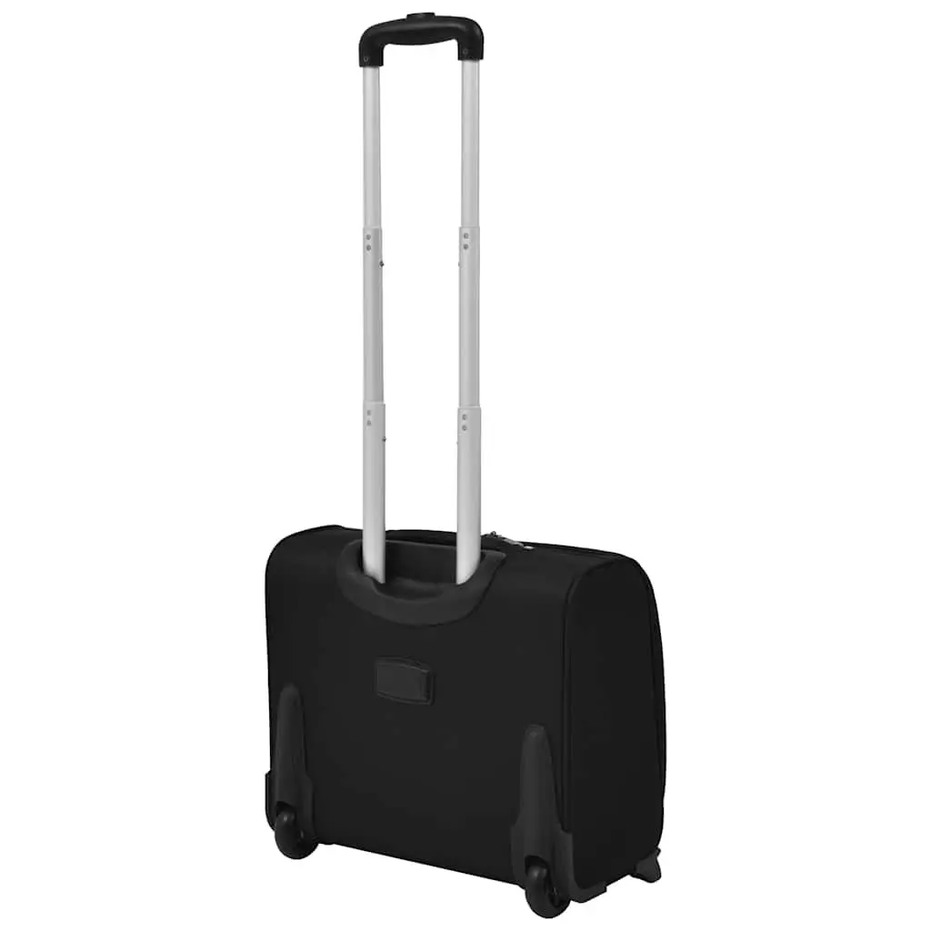 Trolley Suitcase Carry-On Travel Luggage 2 Wheels Telescopic Handle Black