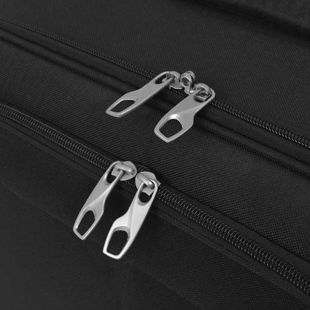 Trolley Suitcase Carry-On Travel Luggage 2 Wheels Telescopic Handle Black