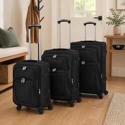 3 Piece Soft Case Trolley Set - Quality You Can Trust