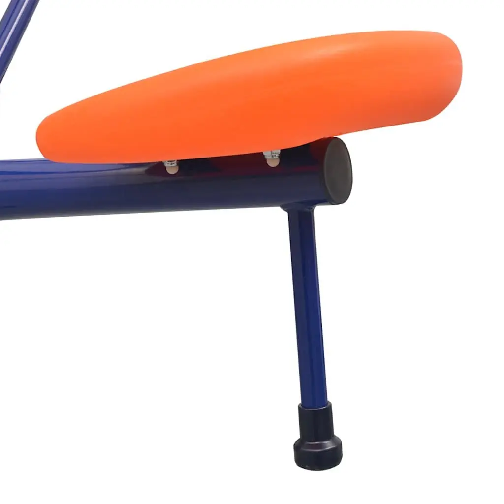 360-Degree Rotating Seesaw Outdoor Playground Equipment Kids Orange