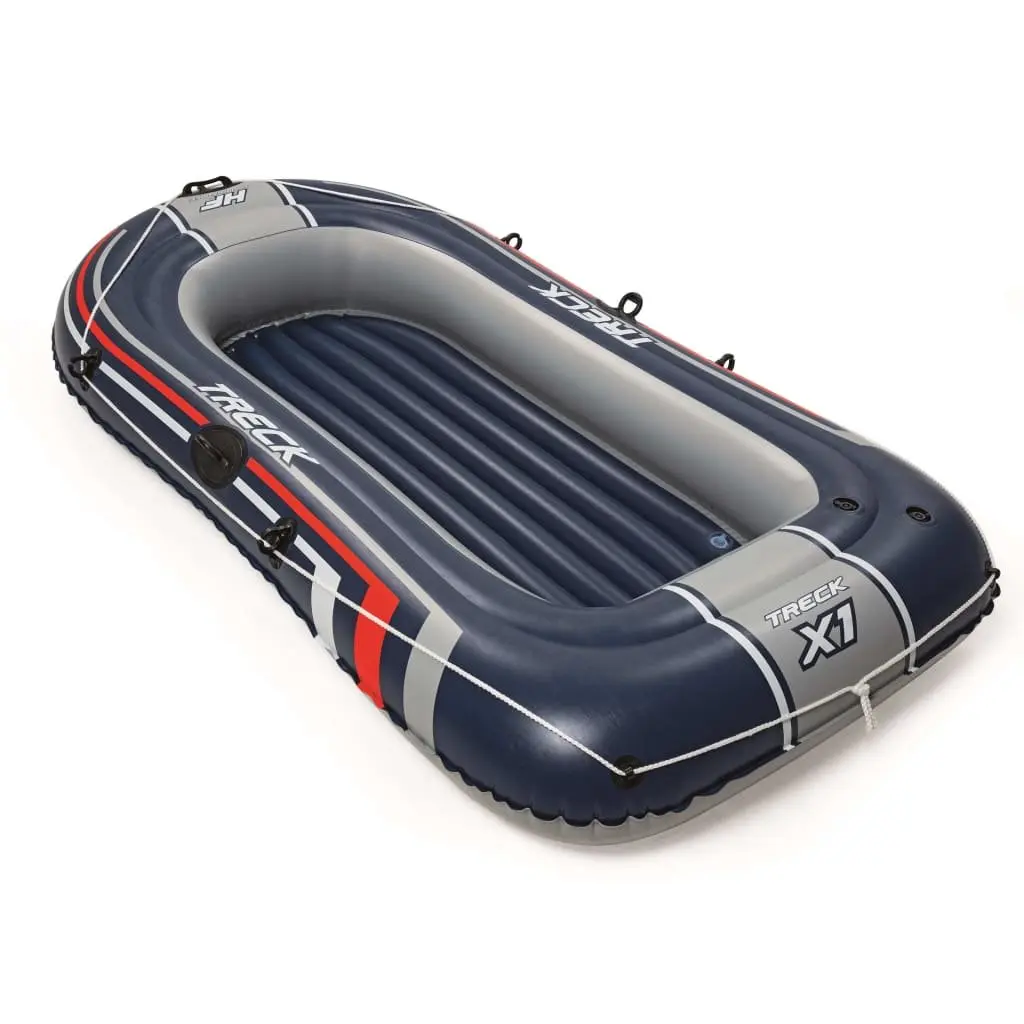 Inflatable Rowing Boat Recreational Water Sports 228cm Blue