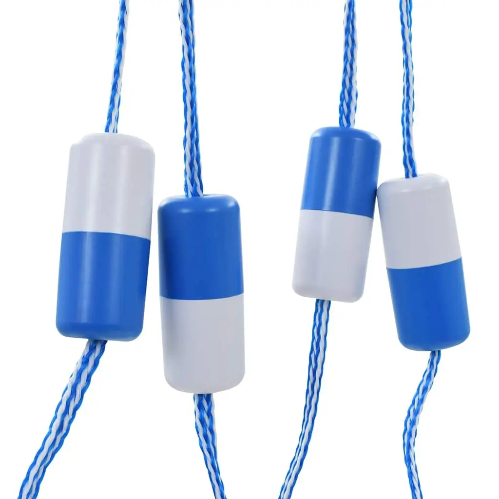 Swimming Pool Safety Divider Rope 6m for Marking Depth Zones and Creating Swimming Lanes Blue and White