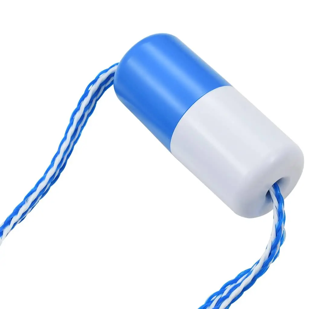 Swimming Pool Safety Divider Rope 6m for Marking Depth Zones and Creating Swimming Lanes Blue and White