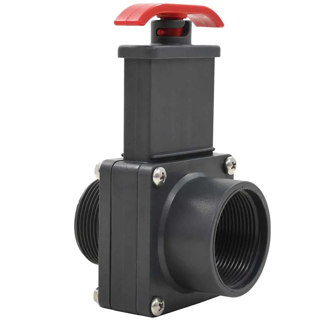 Pool Gate Valve Control Flow 1.5 Inch Chlorine Resistant 2 Pack
