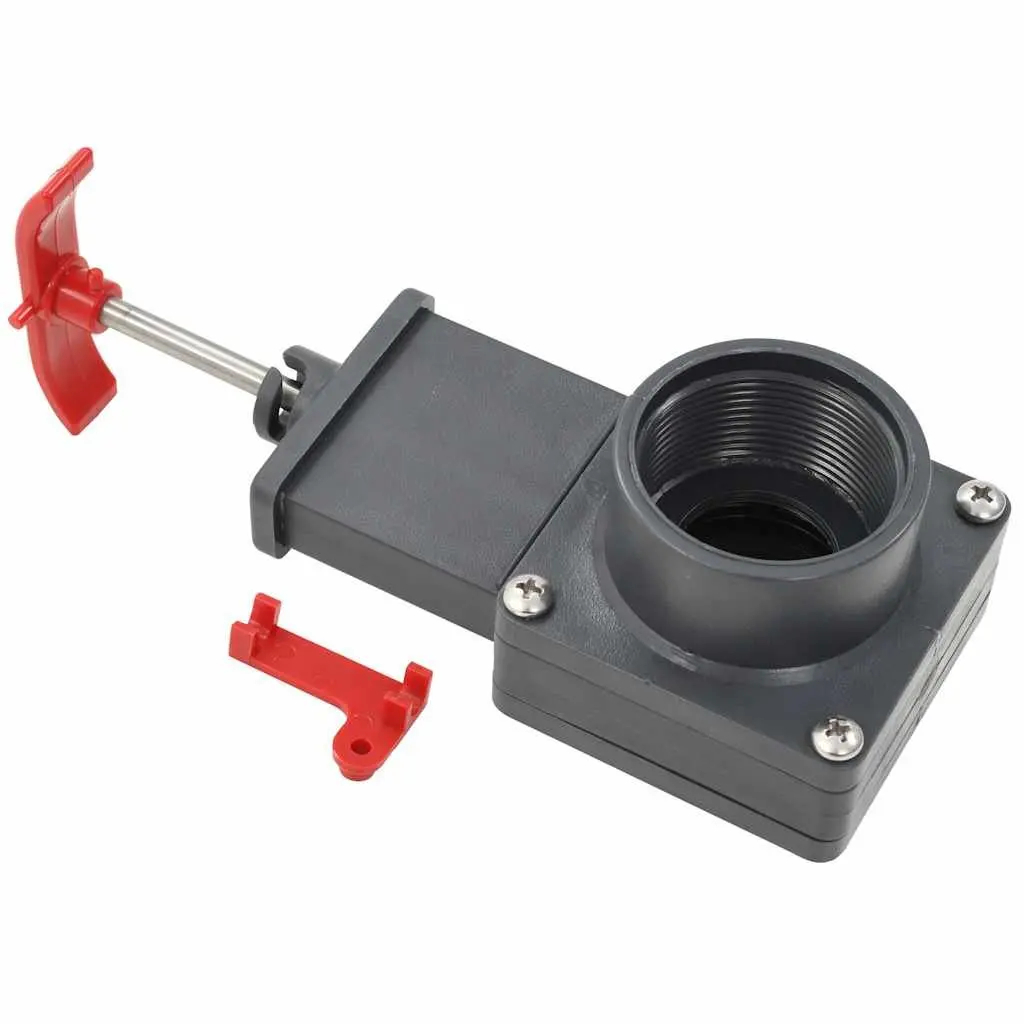Pool Gate Valve Control Flow 1.5 Inch Chlorine Resistant 2 Pack