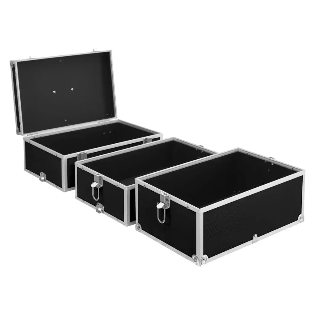 Make-up Case 37x24x40 cm Black Cosmetics Organizer Storage Beauty Vanity Box