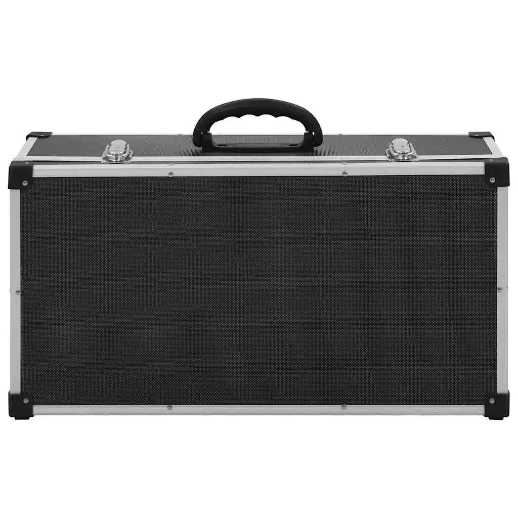 CD Case Organiser for 80 CDs Black Storage Box