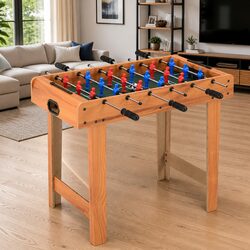 A Reliable 69x37x62cm Brown Foosball Table for Family Fun