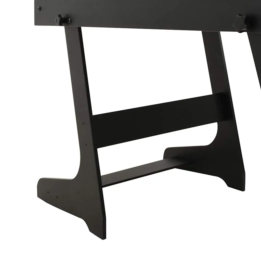 Folding Foosball Table Indoor Game 121cm Black