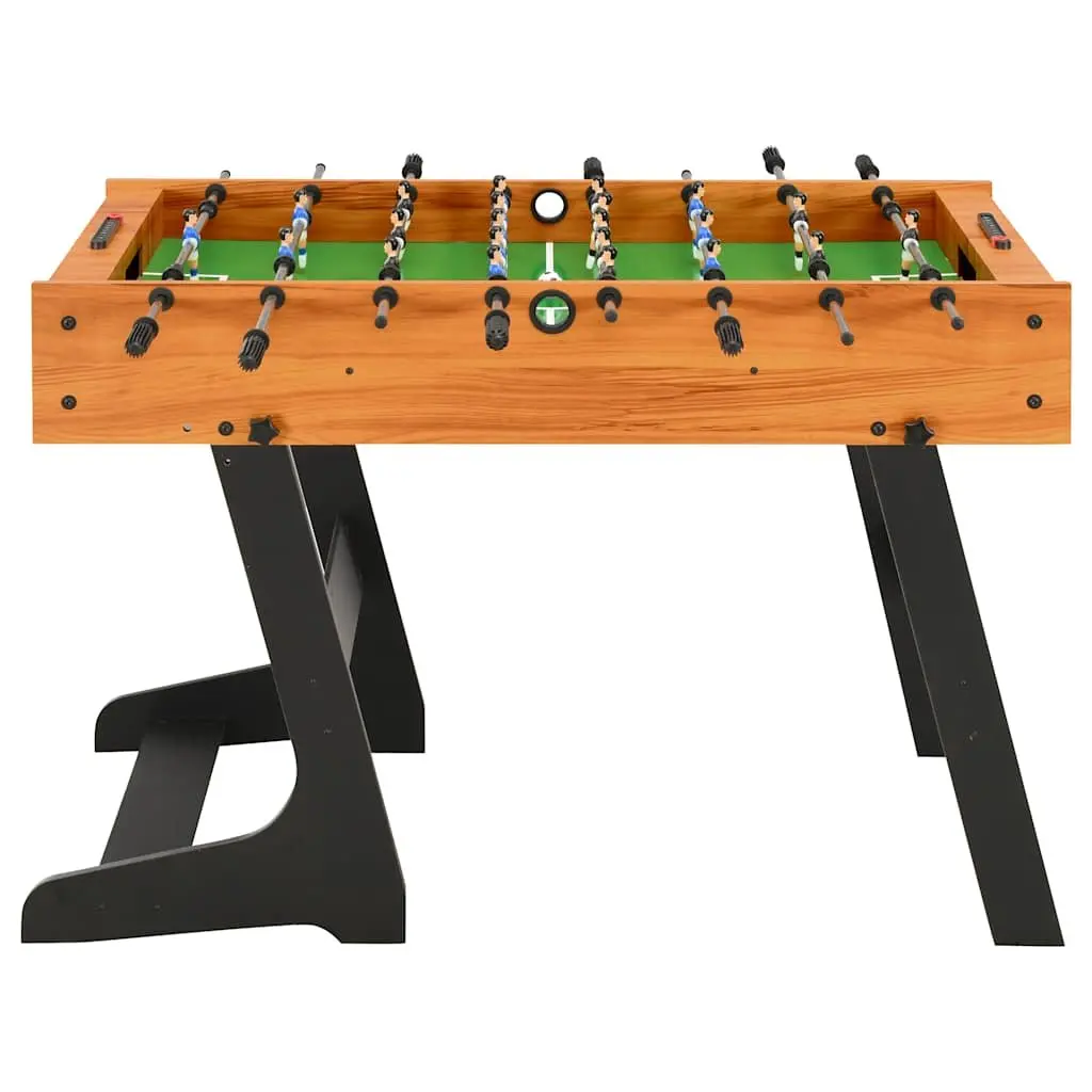 Foosball Table Indoor Game Room 121cm Brown Football Soccer