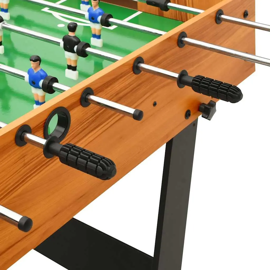Foosball Table Indoor Game Room 121cm Brown Football Soccer