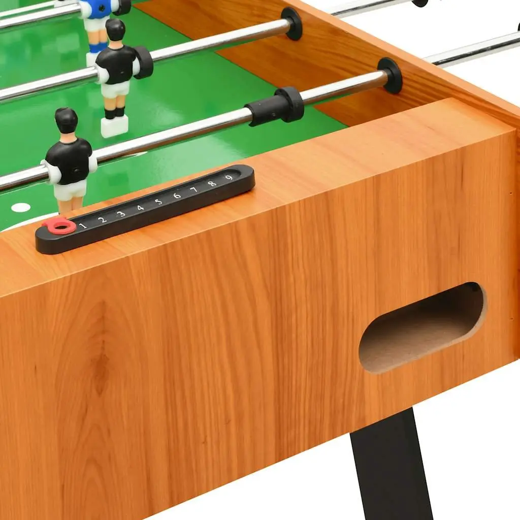 Foosball Table Indoor Game Room 121cm Brown Football Soccer