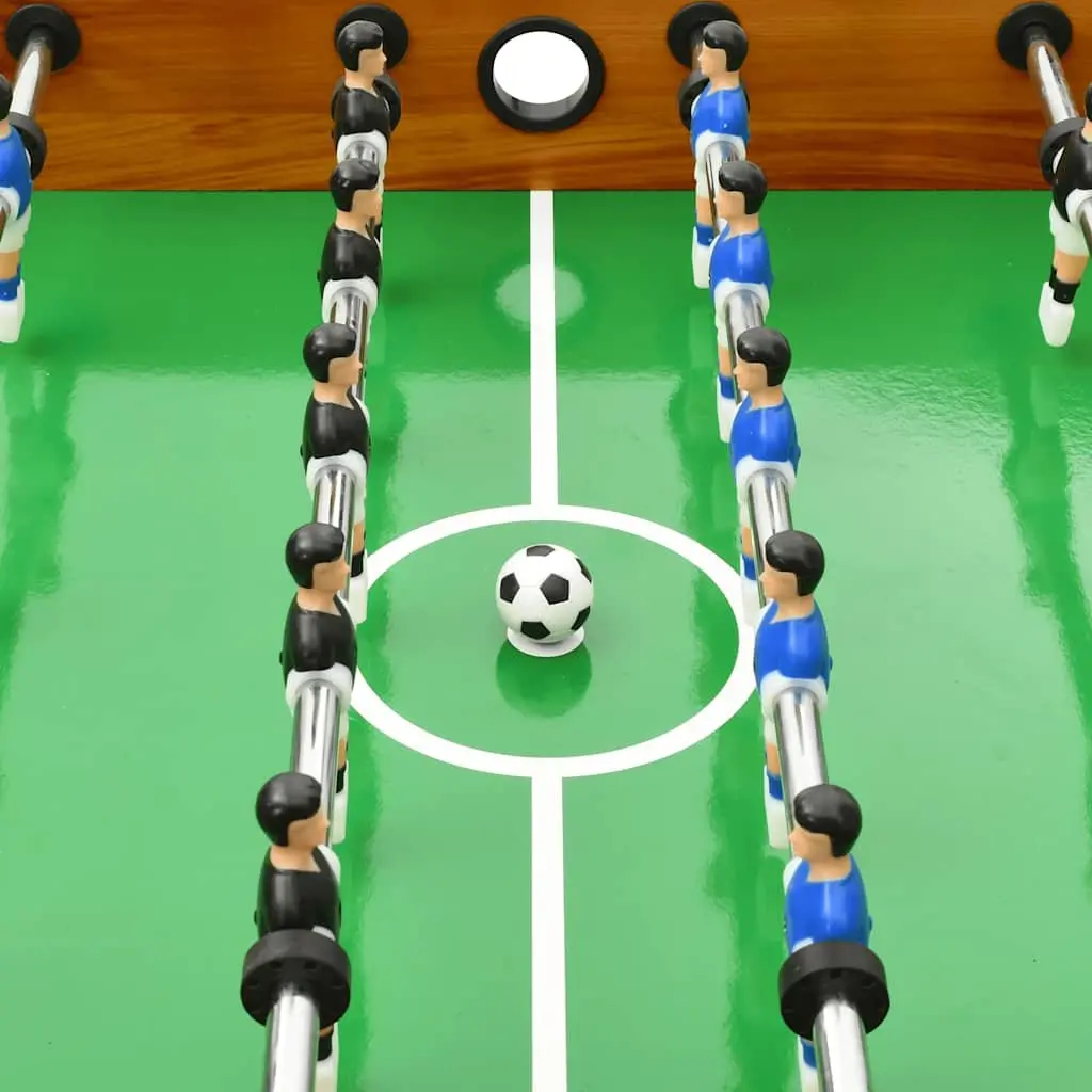 Foosball Table Indoor Game Room 121cm Brown Football Soccer