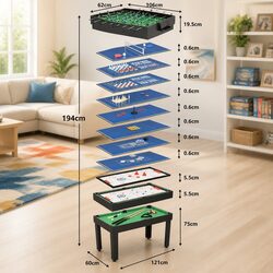 Value-Driven 15-in-1 Game Table for All Ages