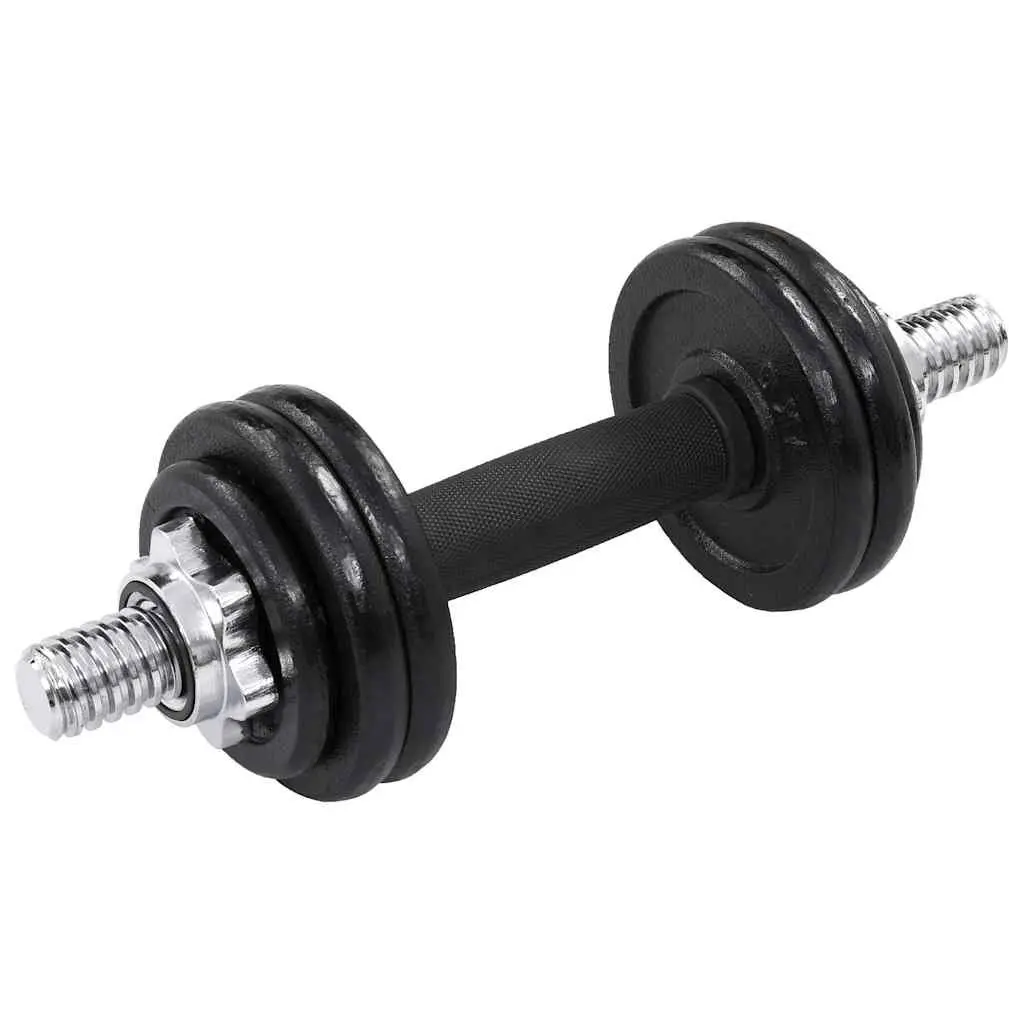 Dumbbell Set Strength Training 15kg Black