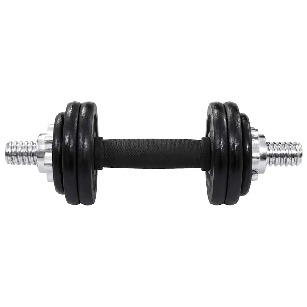 Dumbbell Set Strength Training 15kg Black