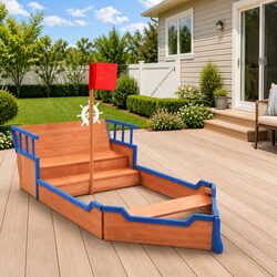 Reliable Wooden Sandbox for Creative Play