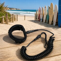 Reassuring 10 Inch Coiled Leash for Safety and Comfort