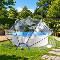 Reliable Pool Dome 440x220 cm Transparent Cover