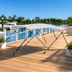 Comfortable and Reliable 3 Bow Bimini Top Canopy
